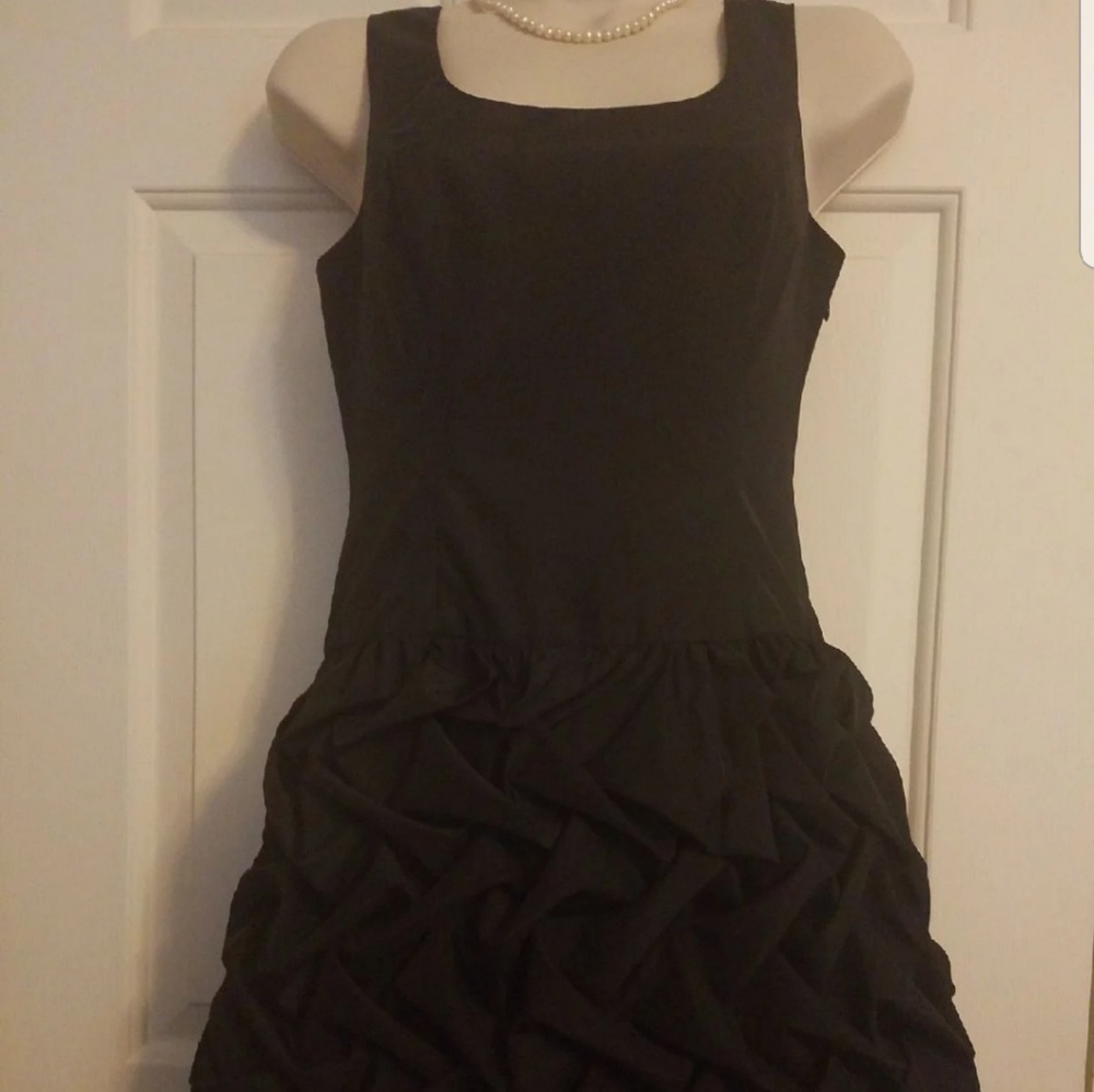 Express Satin Beautiful Black Dress